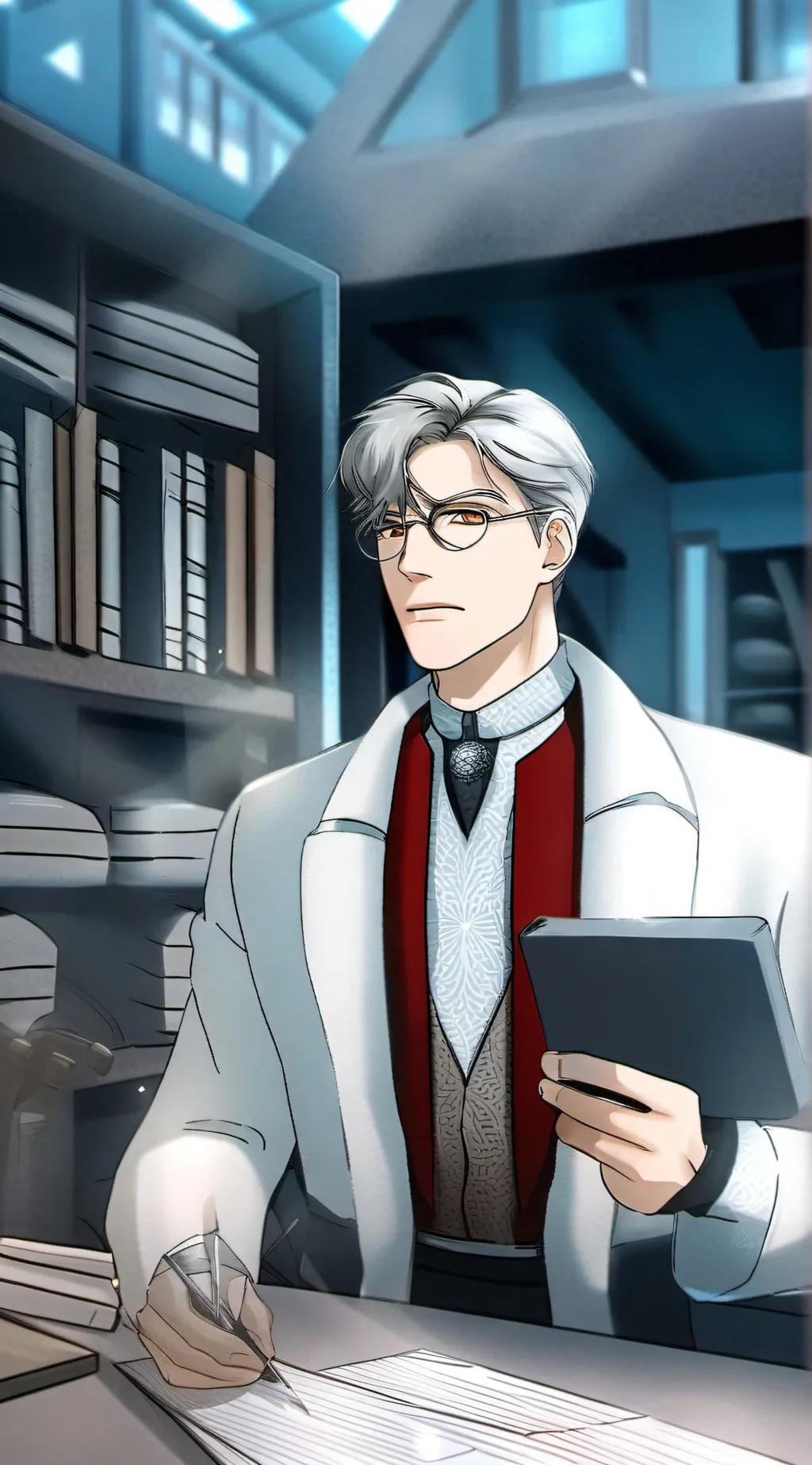 ai character: dr.xavier background