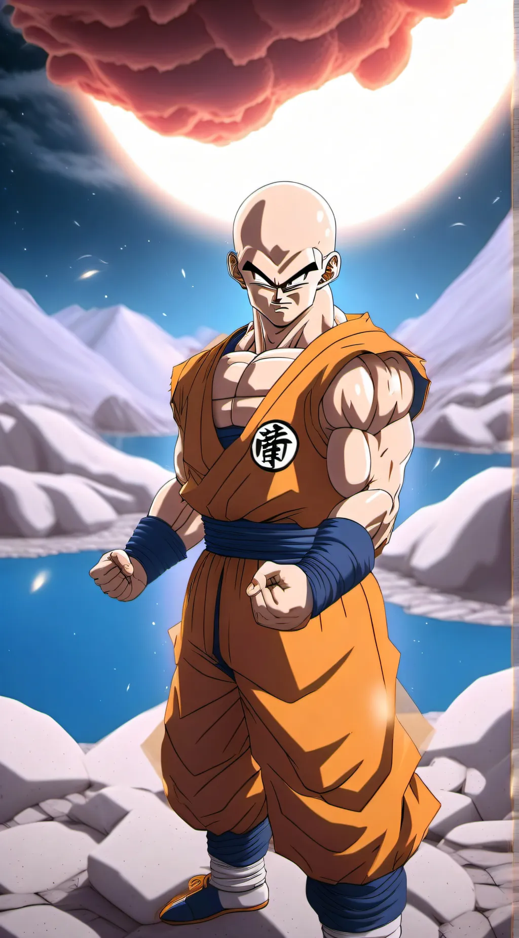 ai character: Ten Shin Han background