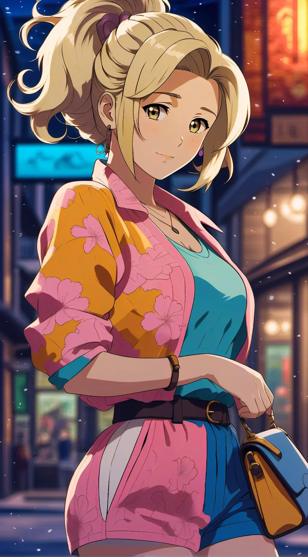 ai character: Sandy. background