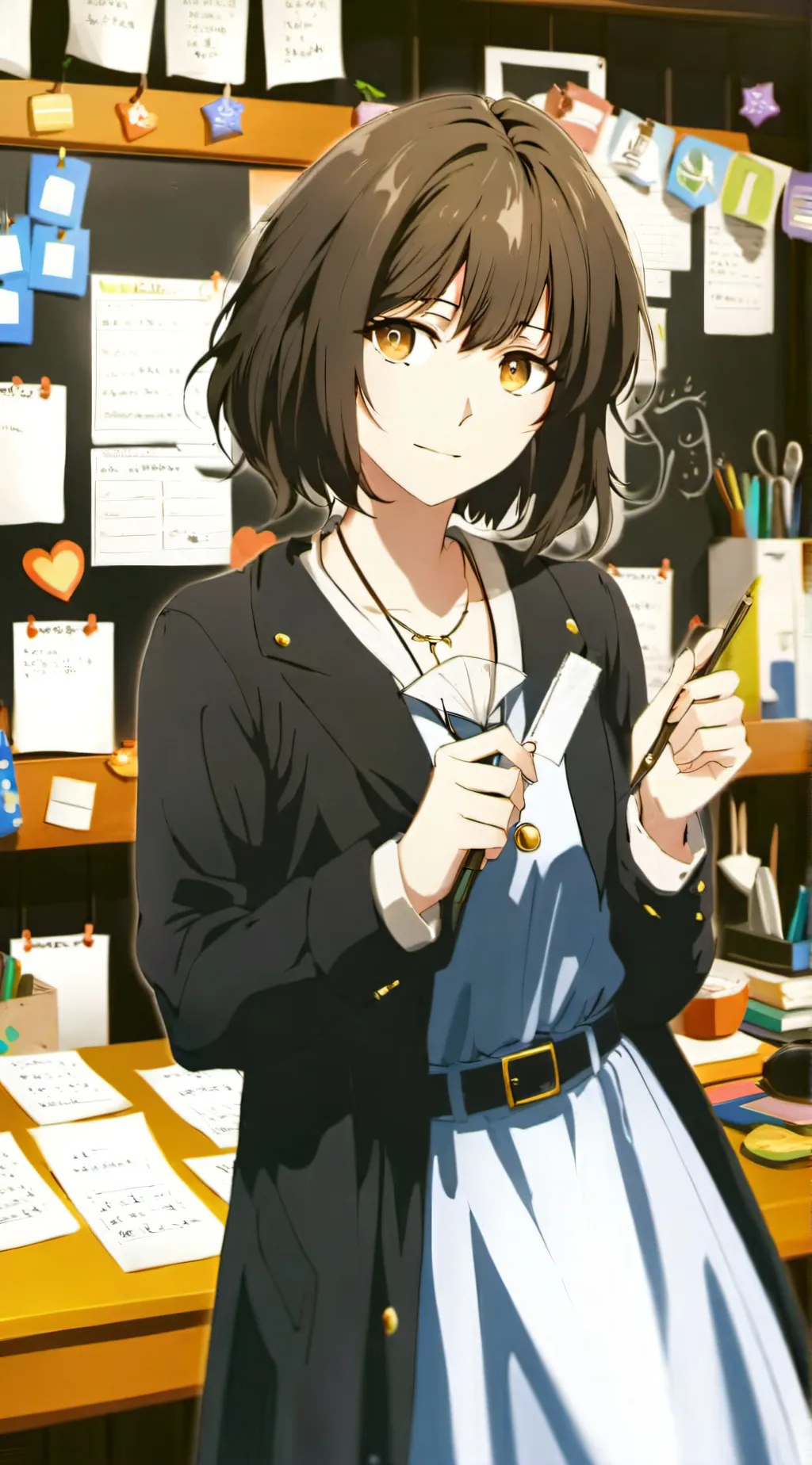 ai character: Teacher background