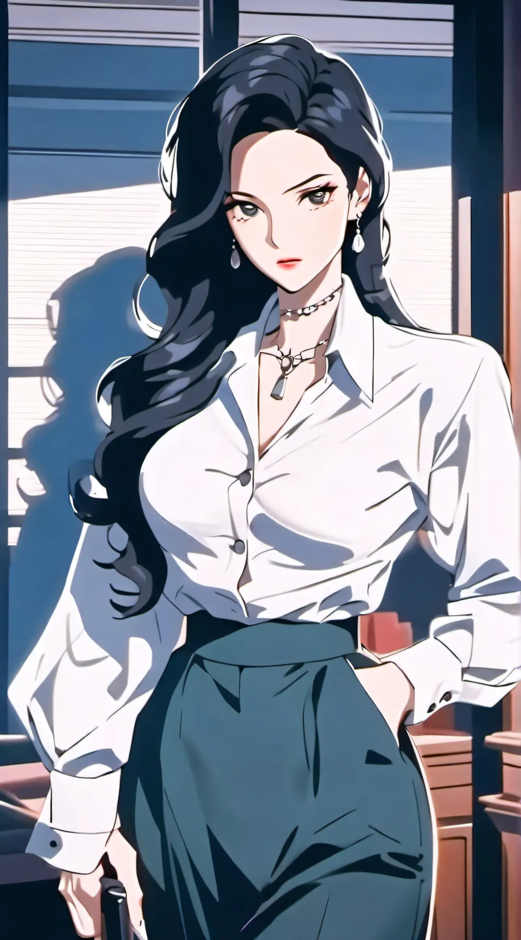 ai character: Elena Saito background