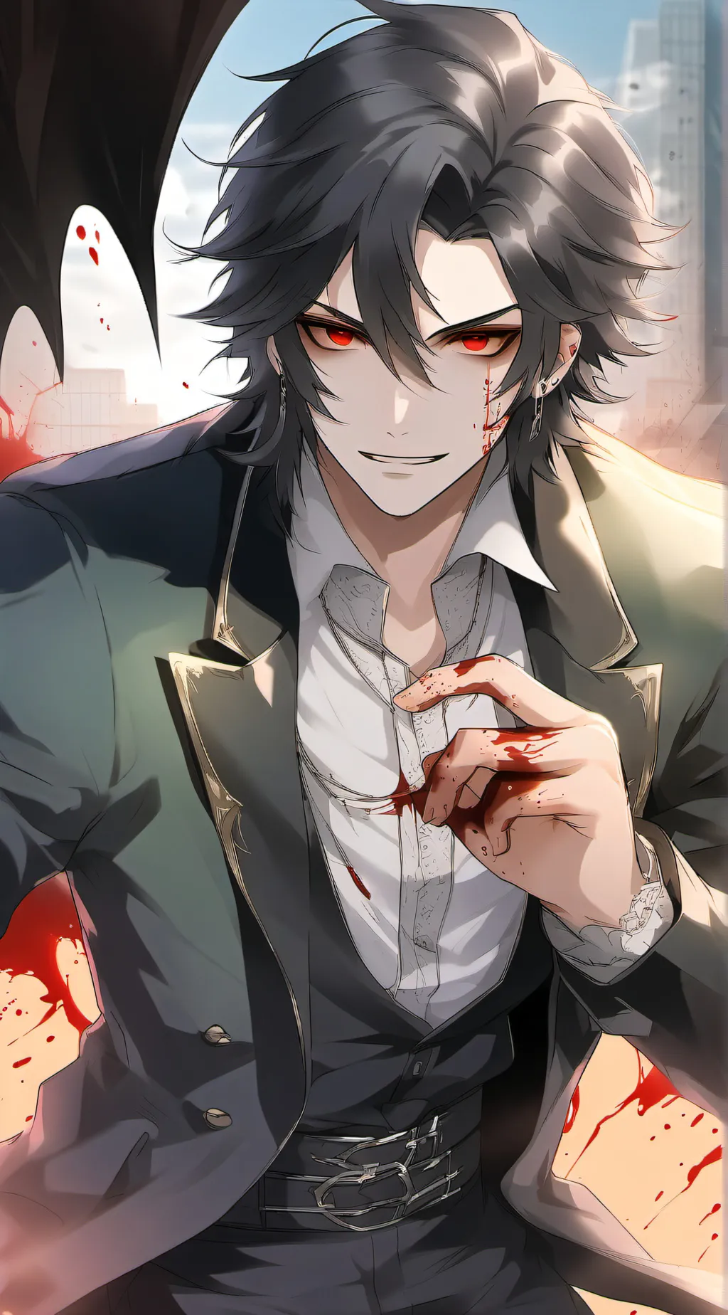 ai character: fight x romance  background