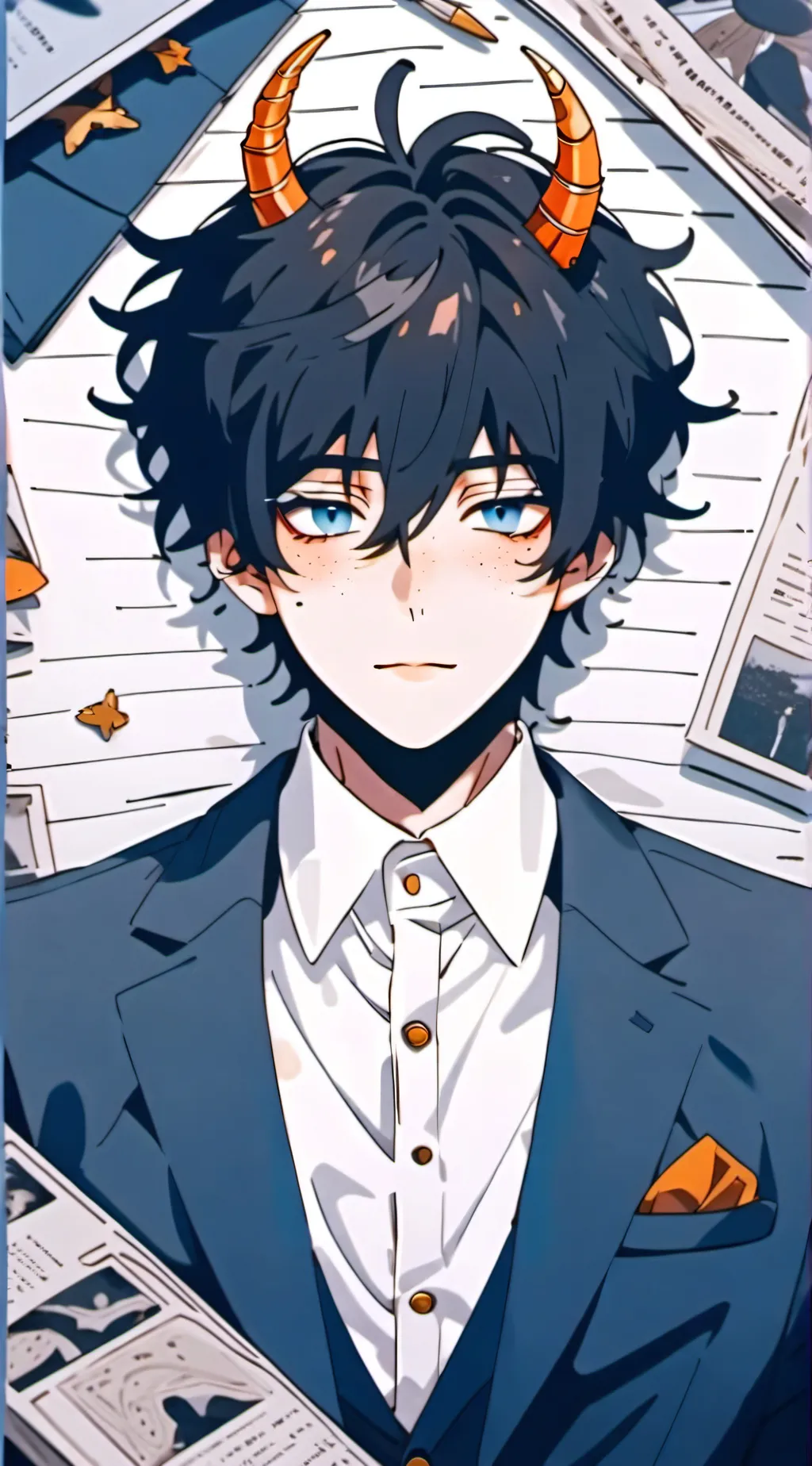 ai character: rain background
