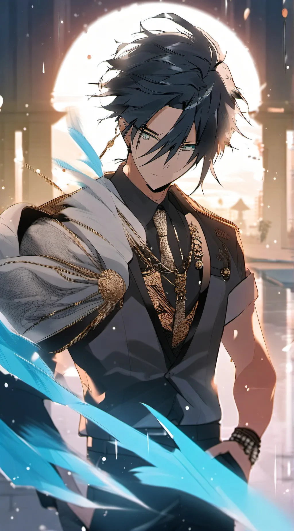 ai character: Zander background