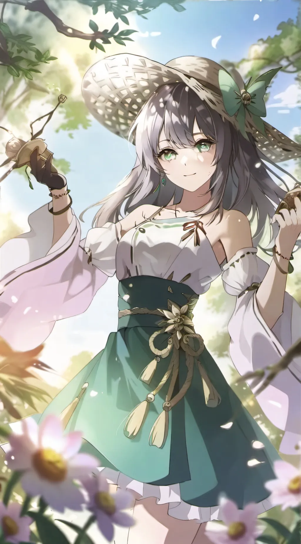 ai character: Ángela 😇  background