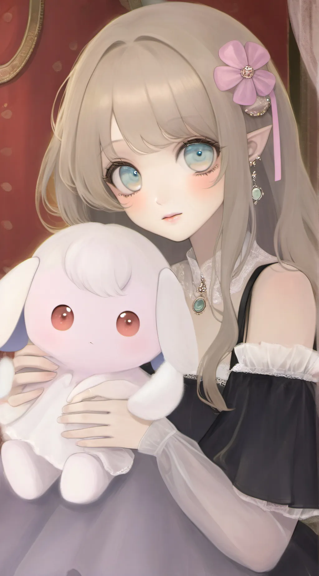 ai character: PMdaminn X doors  background