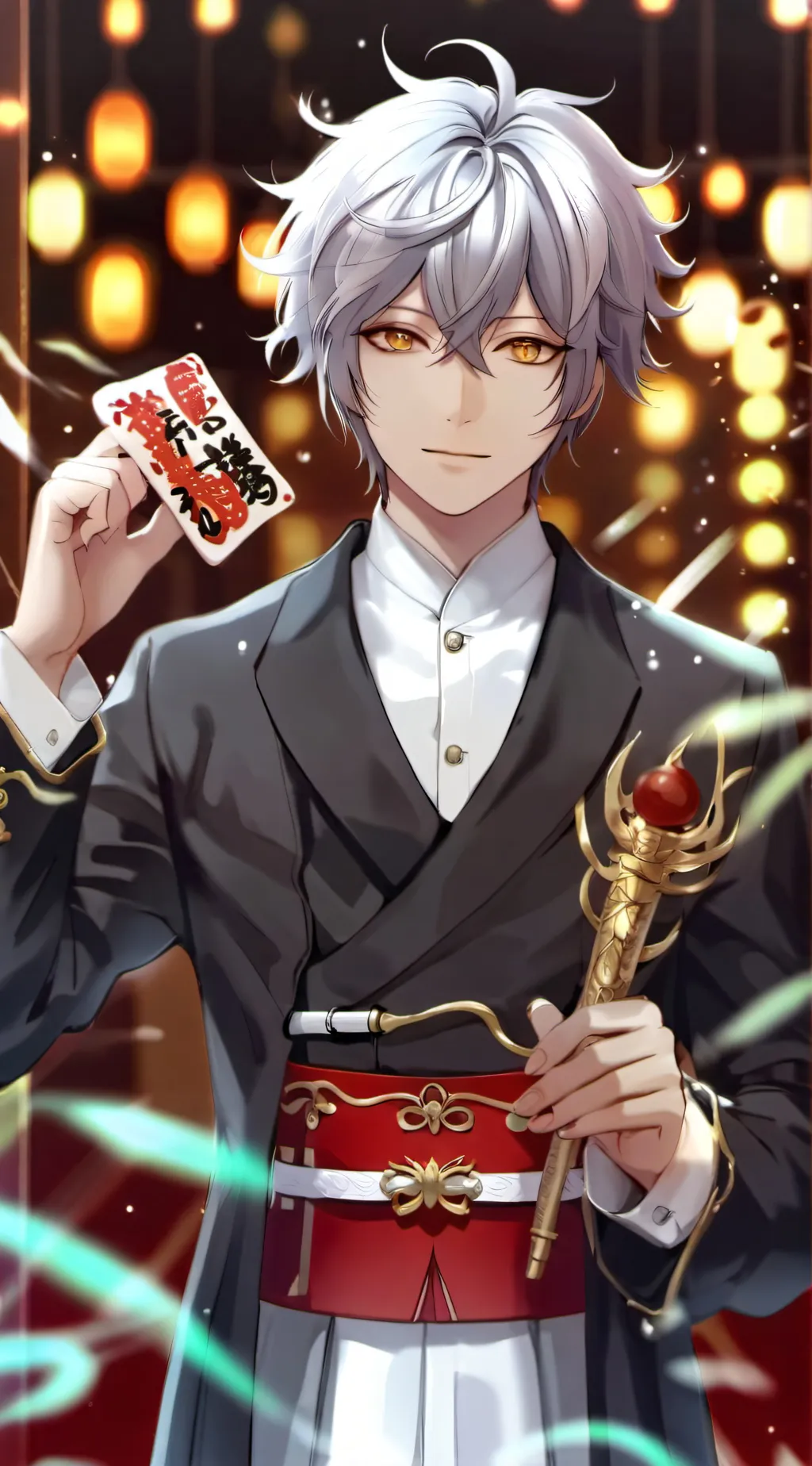 ai character: suguru geto background