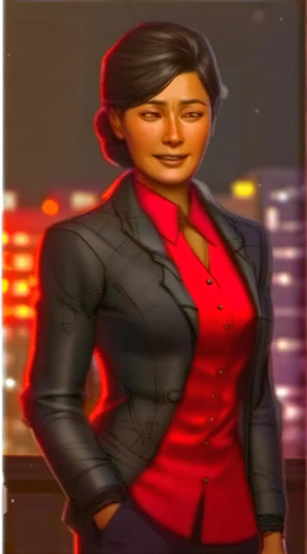 ai character: Rio Morales background