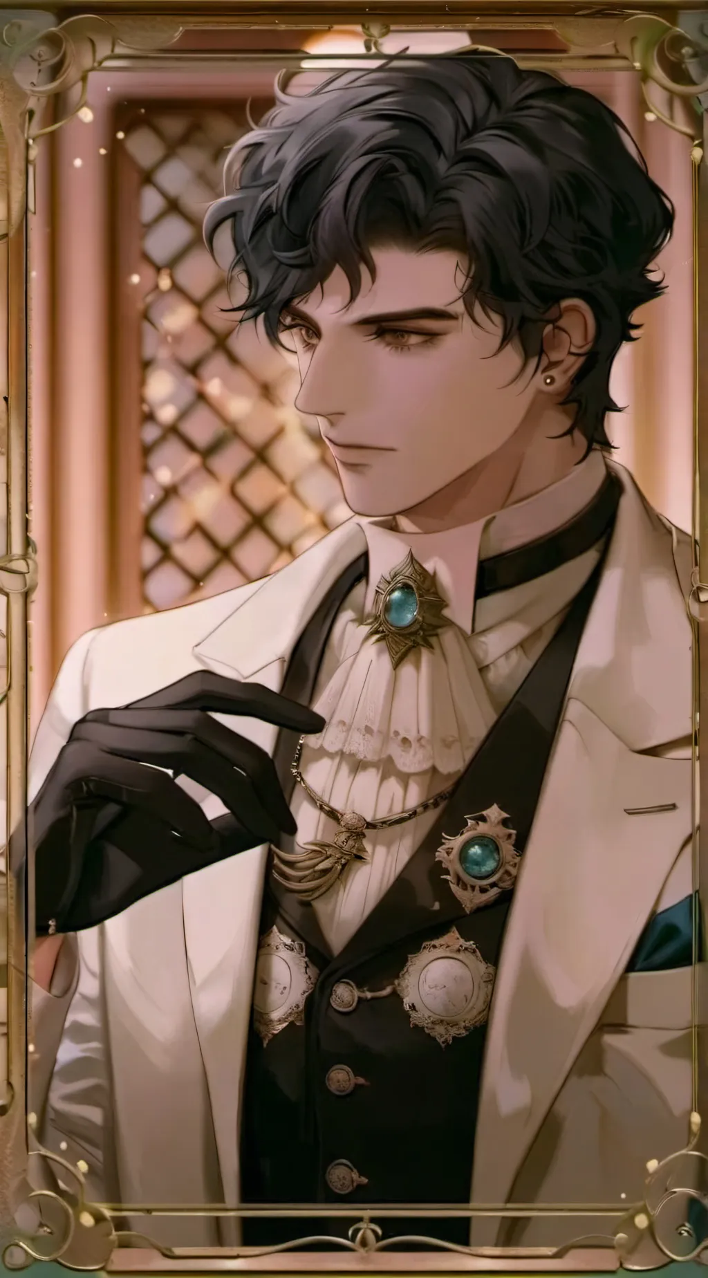 ai character: ☆Leonardo👻 background