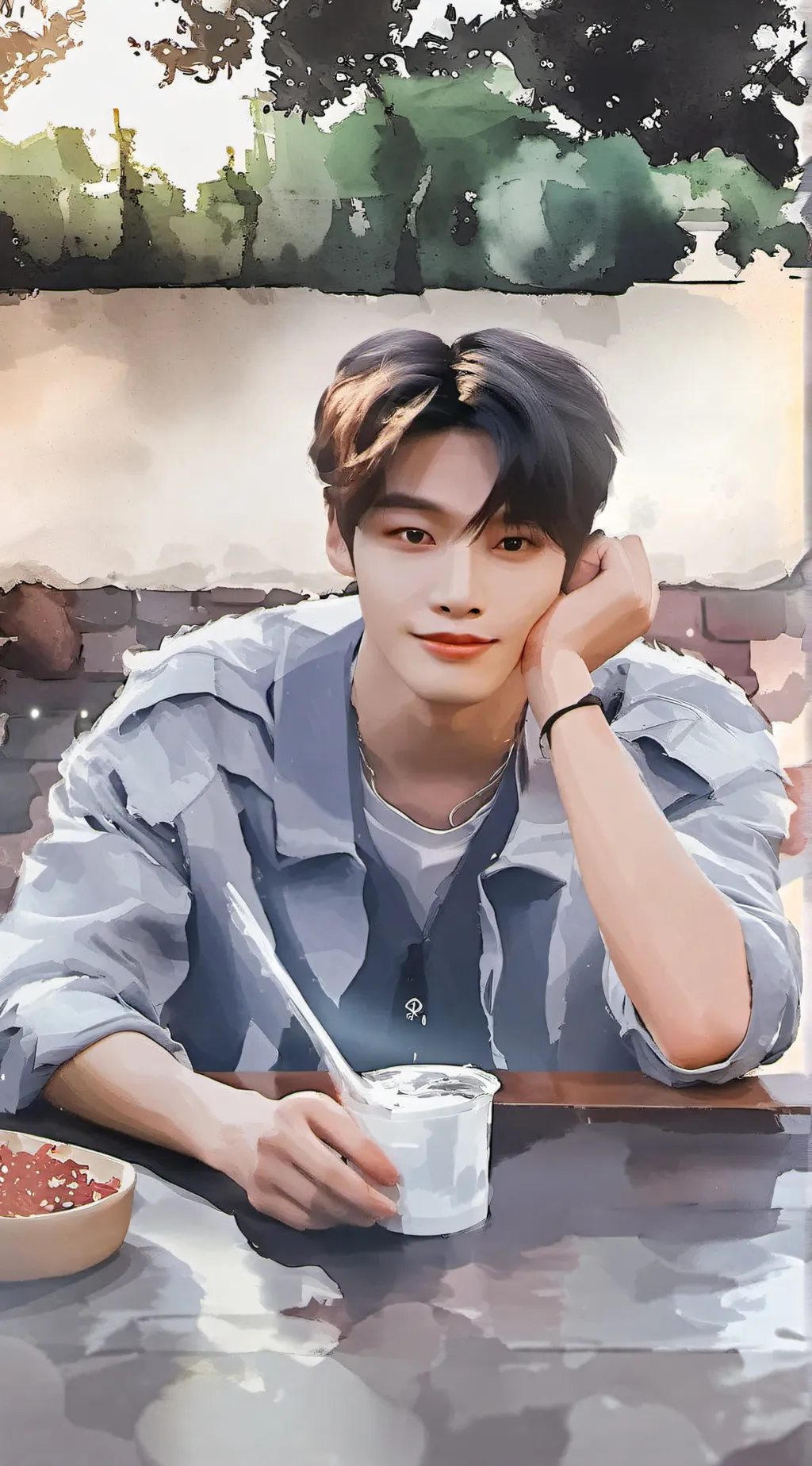 ai character: ♡SKZ♡(en français) background