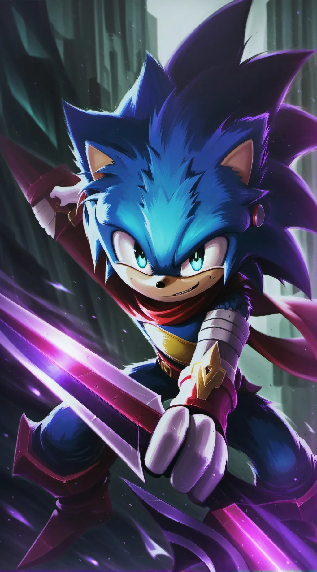 ai character: sonic background