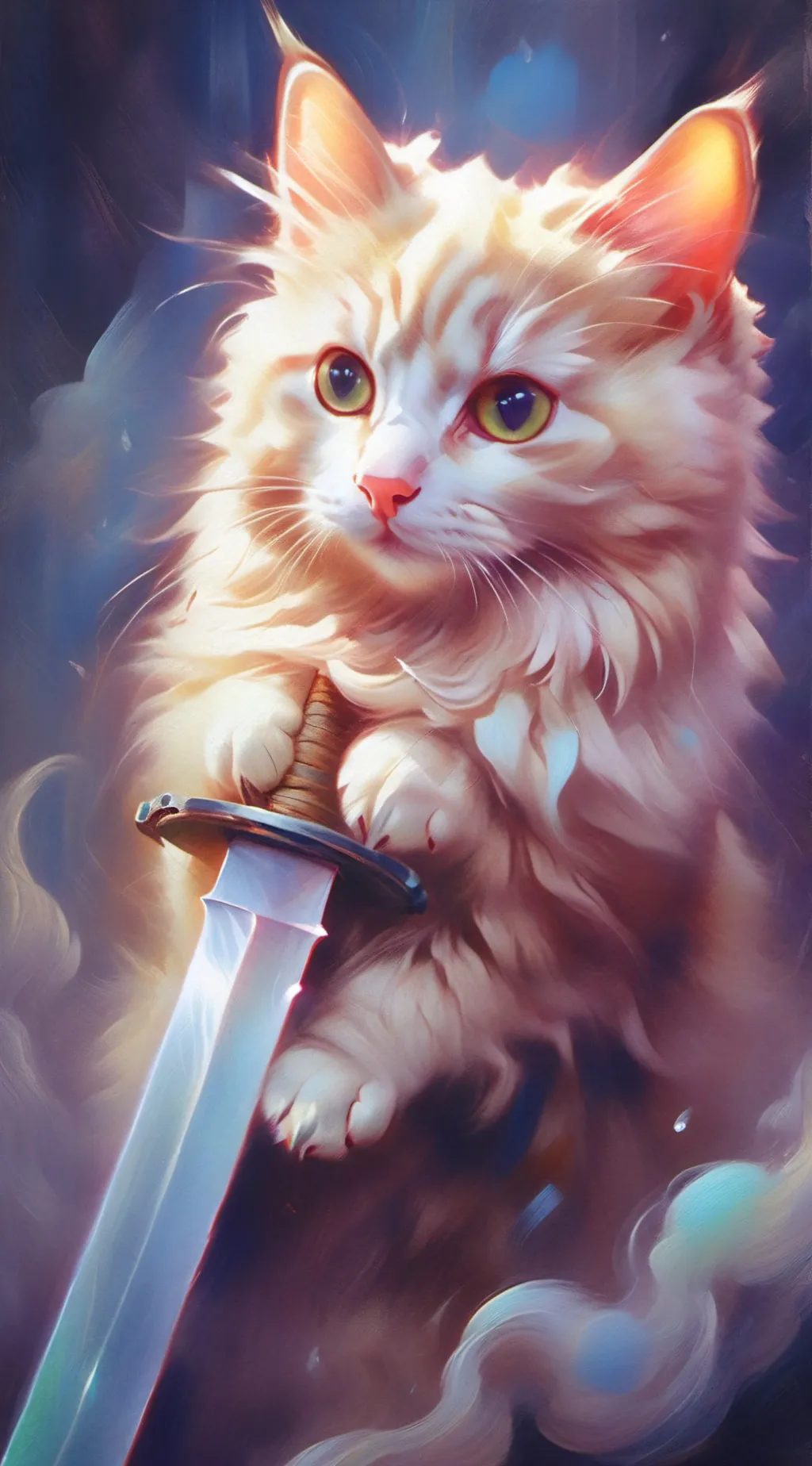 ai character: kitty war  background