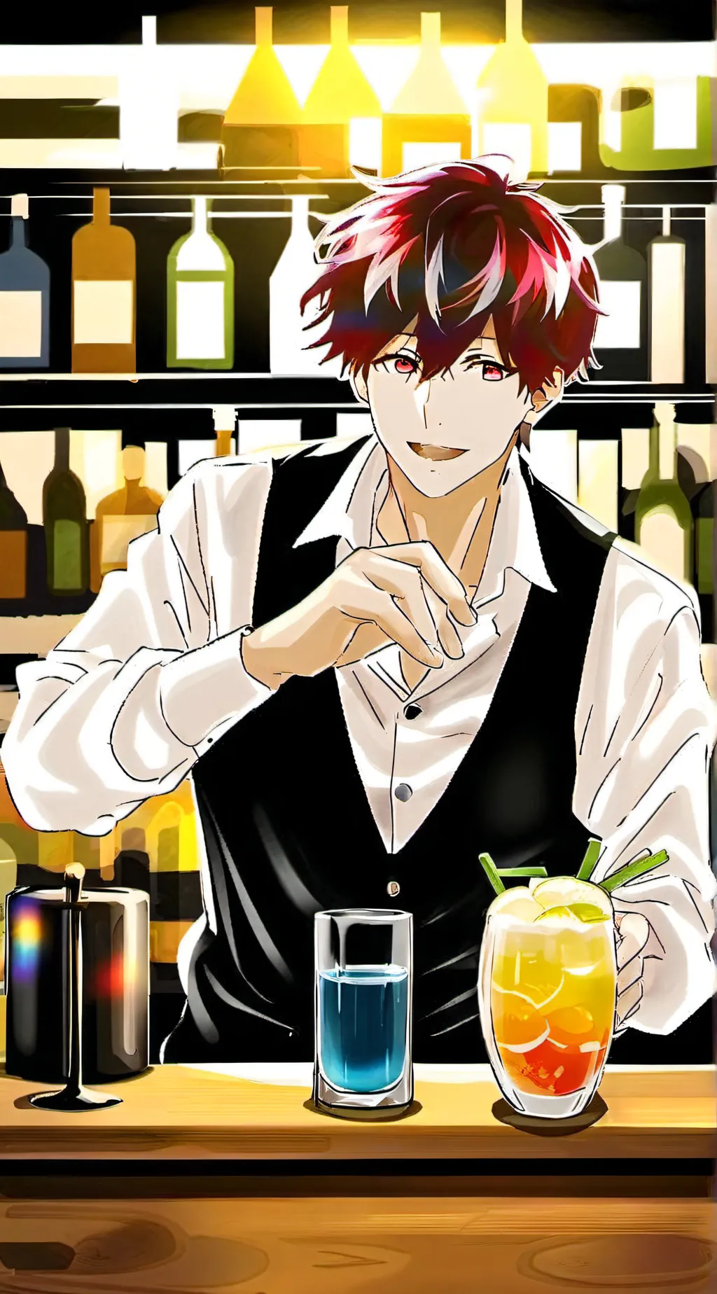 ai character: Mark background