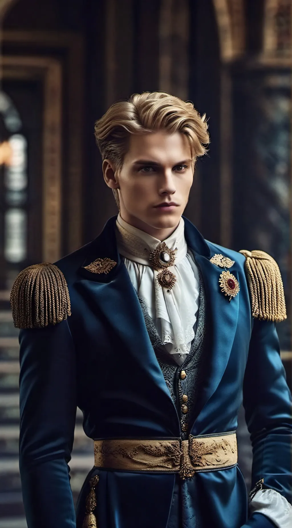 ai character: Maxon Schreave  background