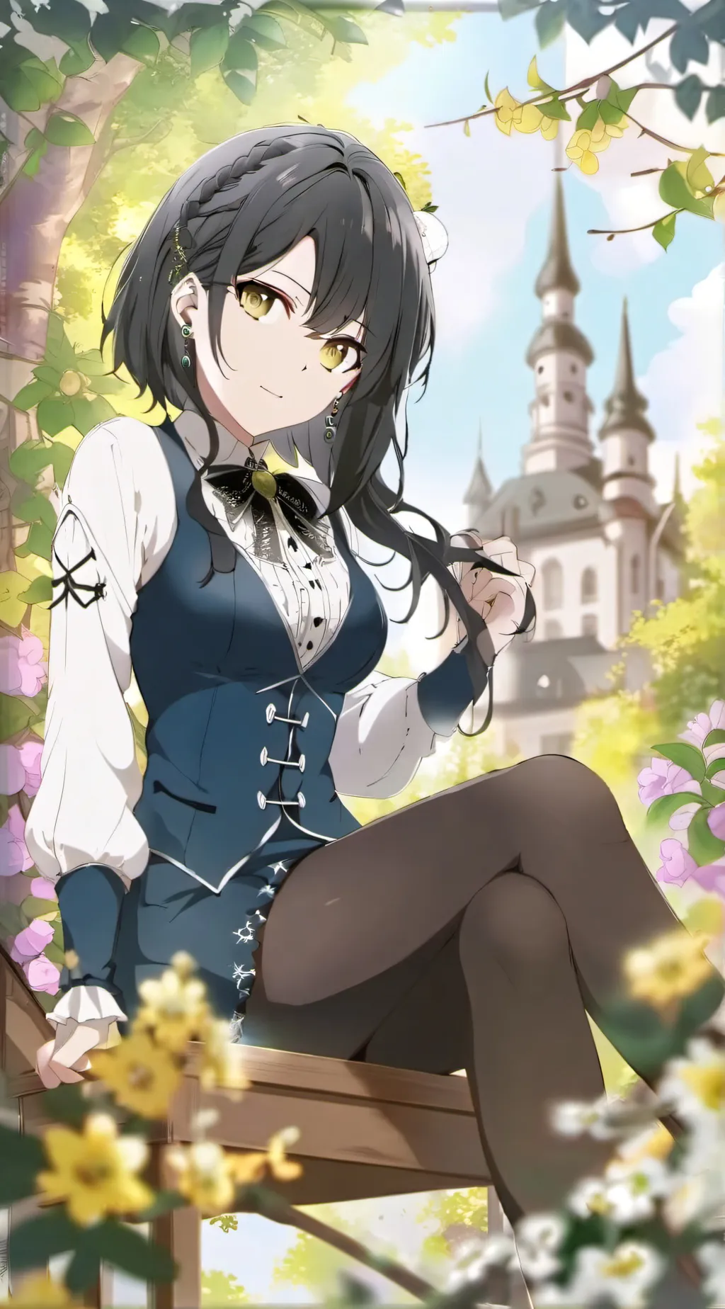 ai character: Silvia  background