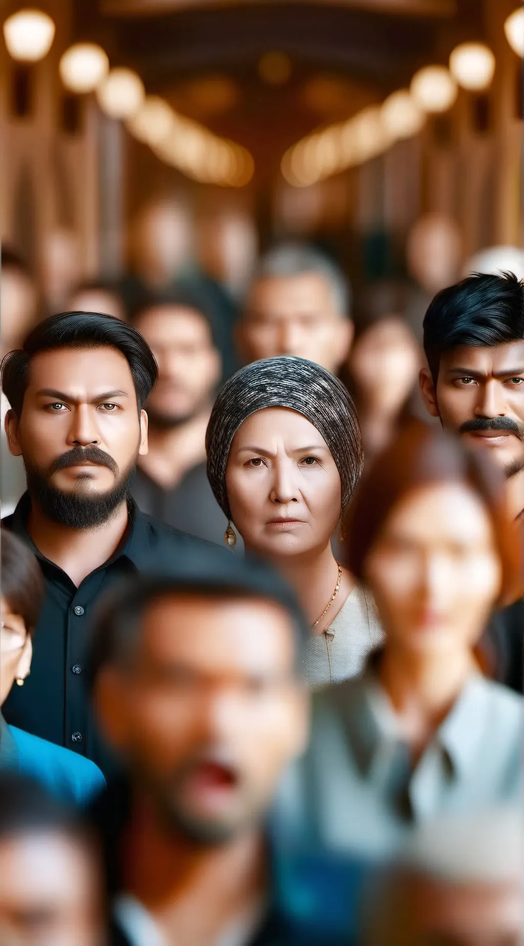 ai character: People chasing you background