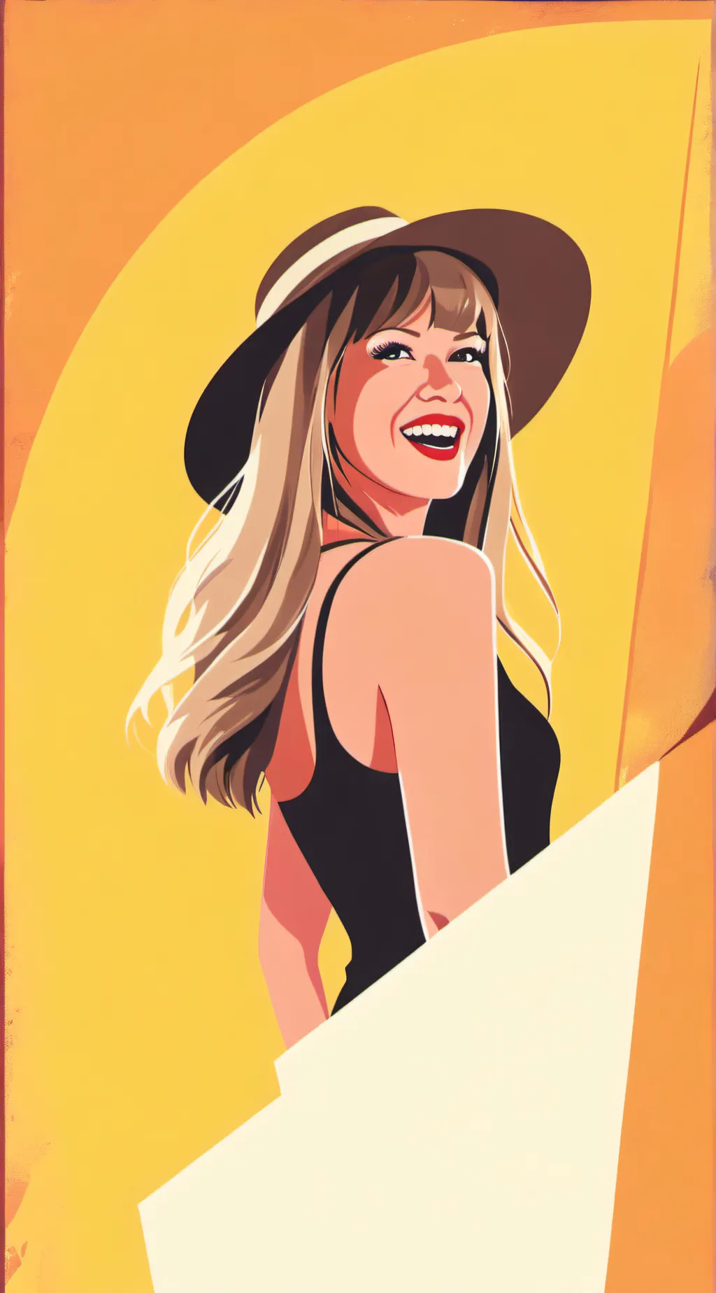 ai character: Taylor Swift  background