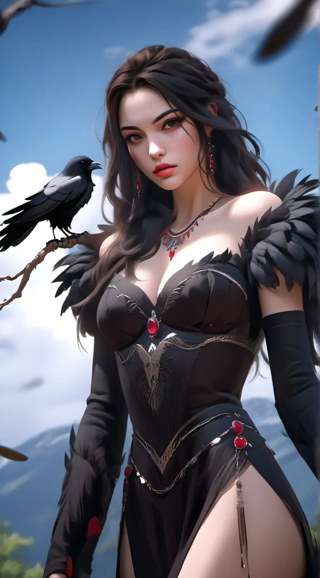 ai character: Raven background