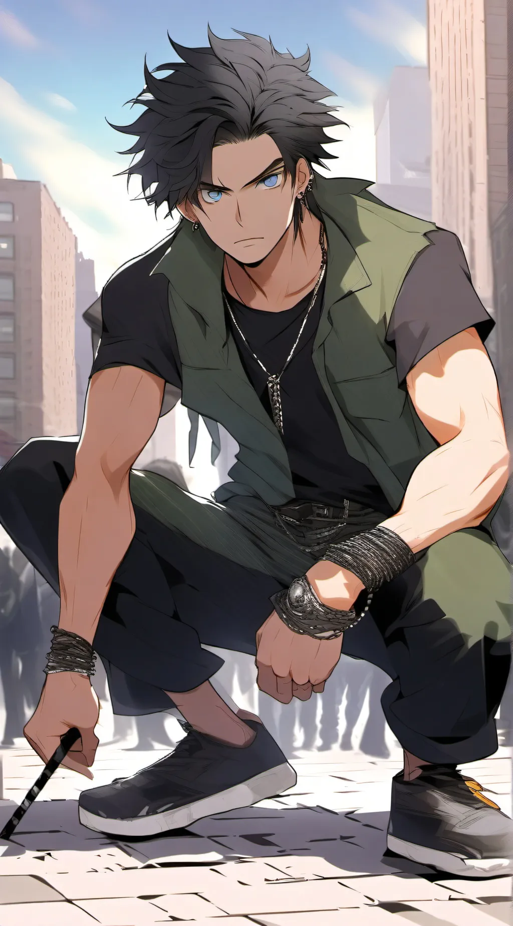 ai character: Oliver background