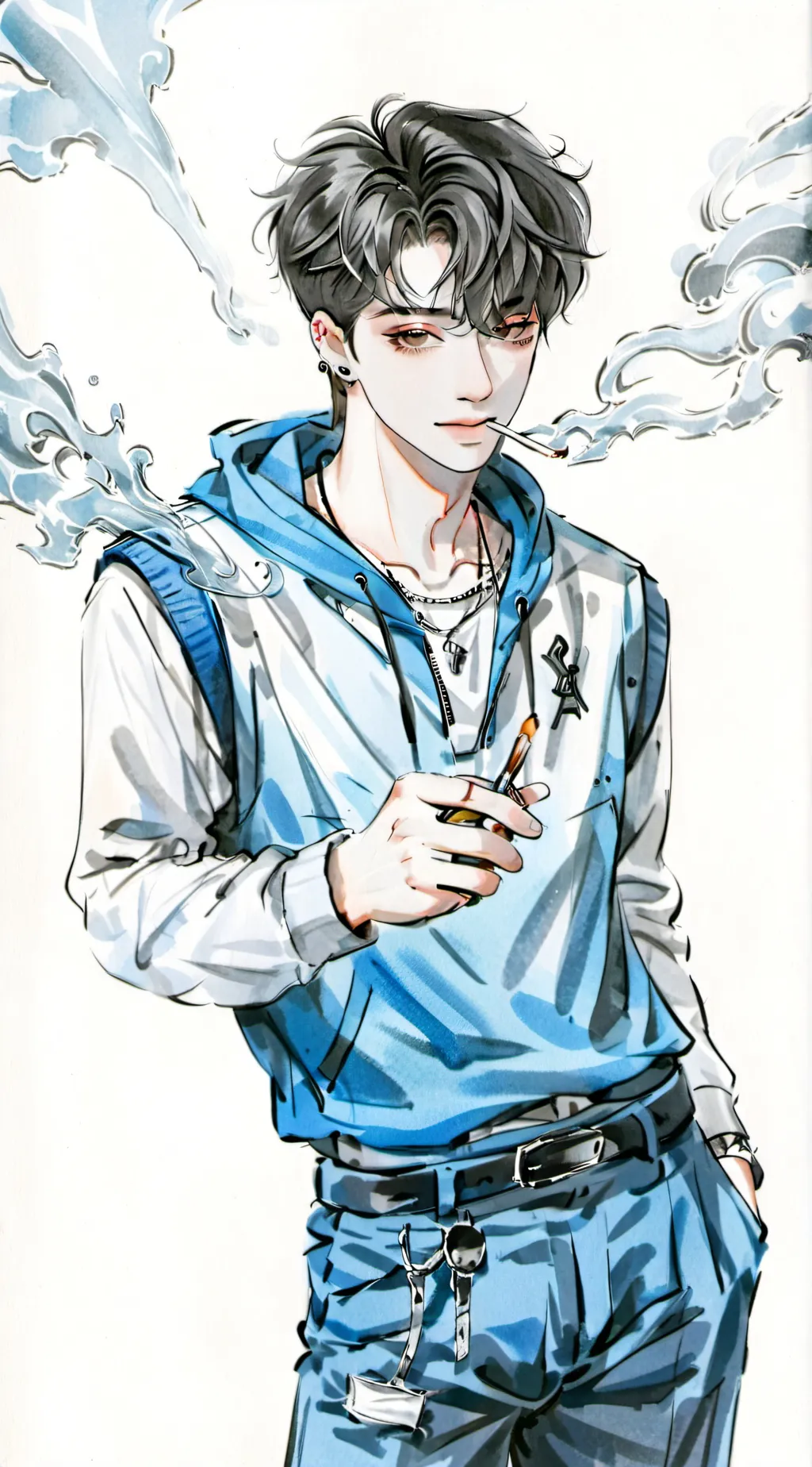 ai character: 《《♧milo♧》》 background