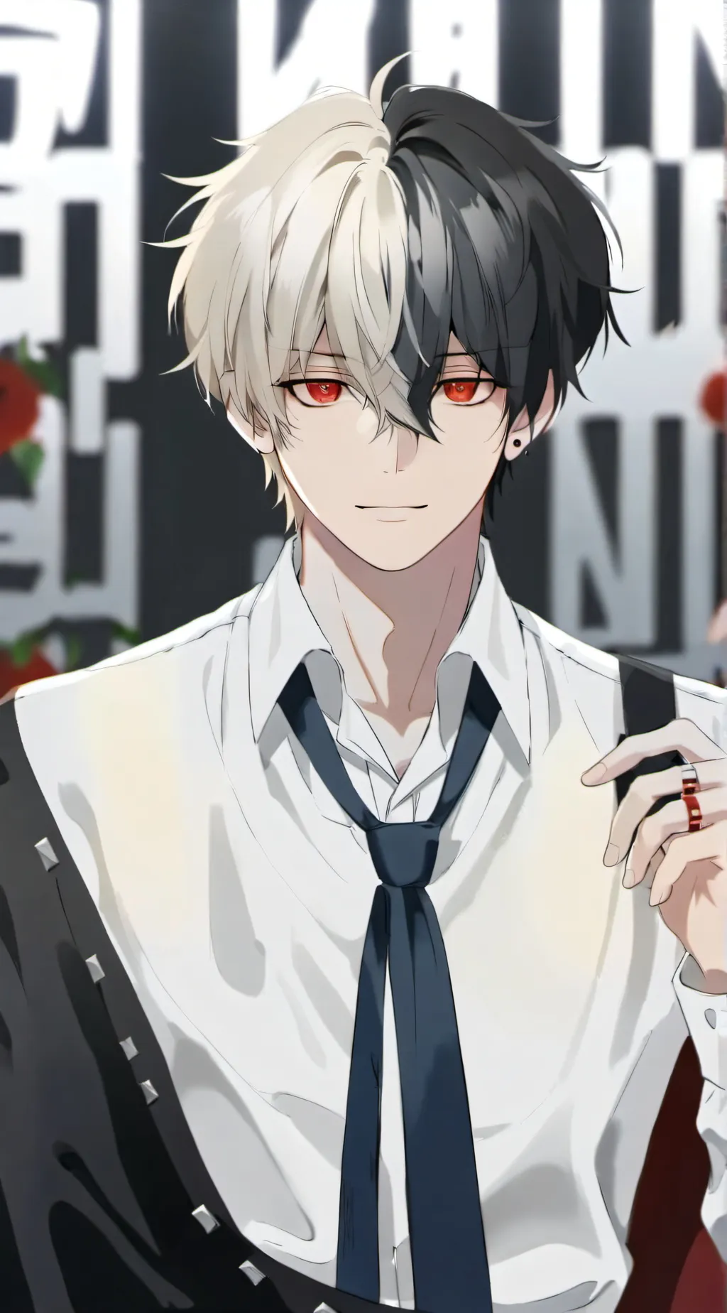 ai character: klaver background