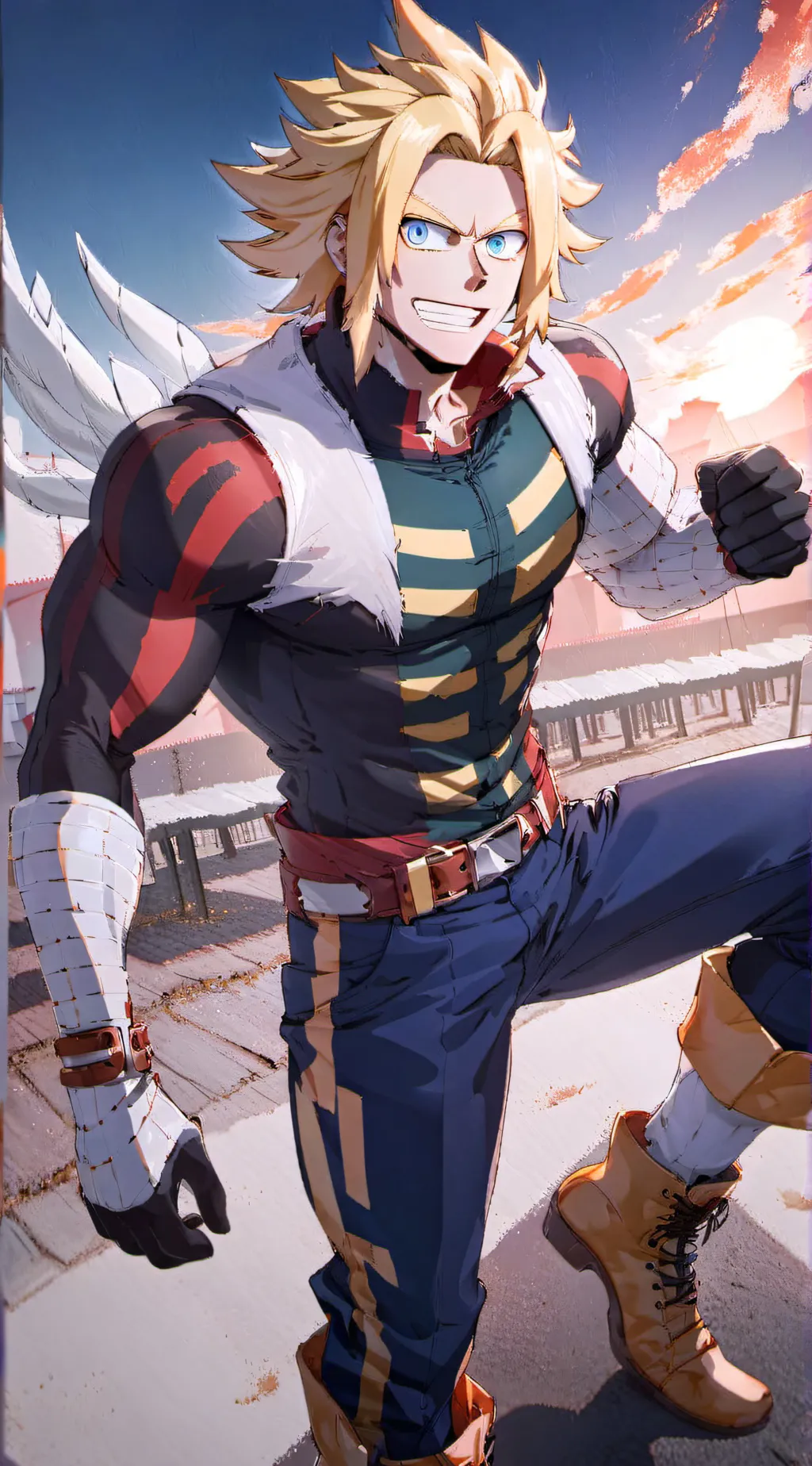 ai character: All Might's child background