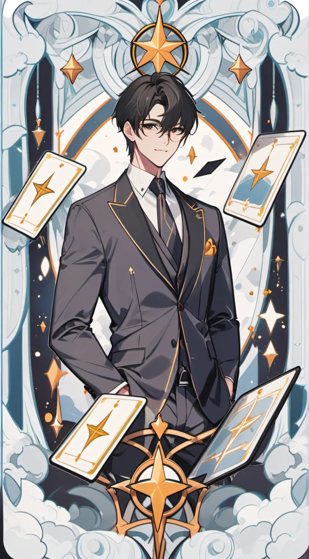 ai character: mark  background