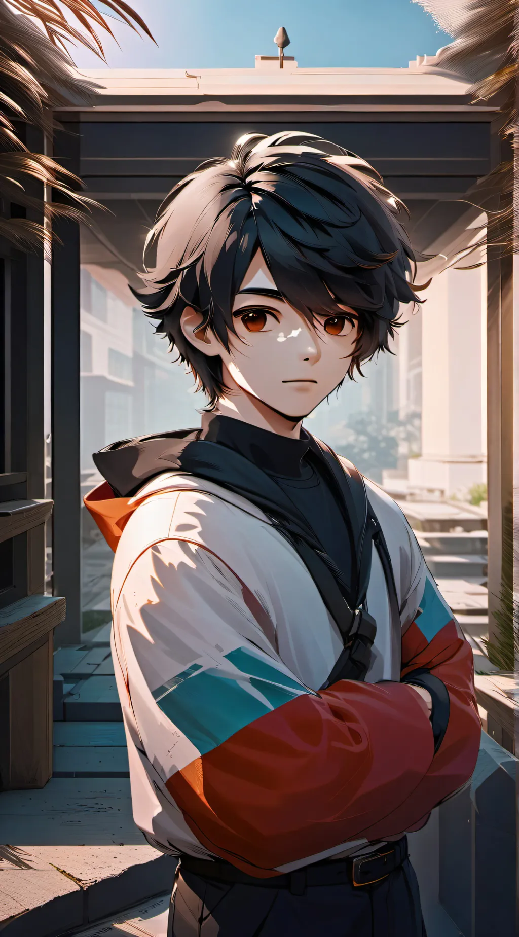 ai character: Suto  background