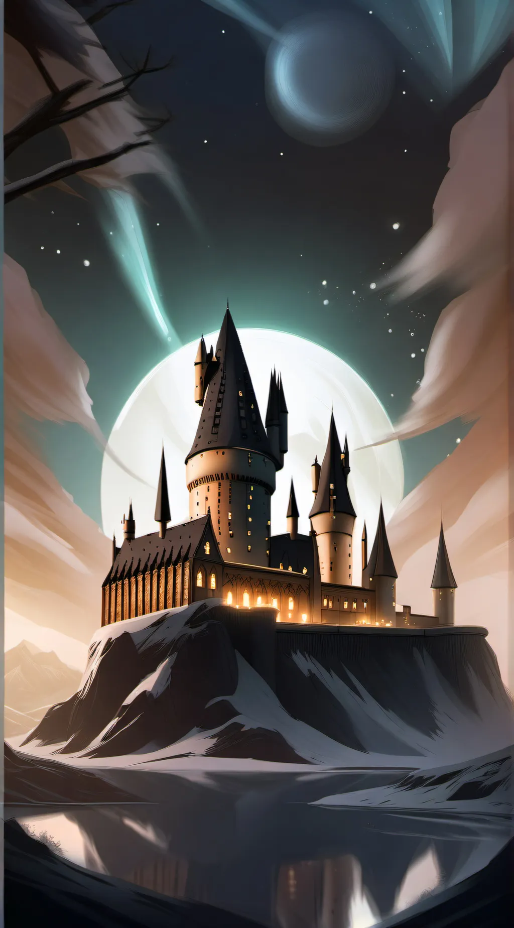 ai character: Hogwarts background