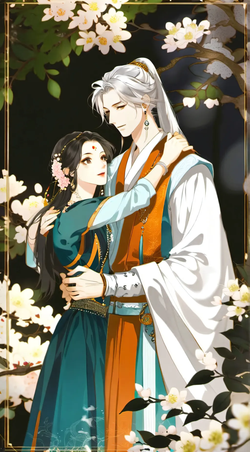 ai character: tamy y andres  background
