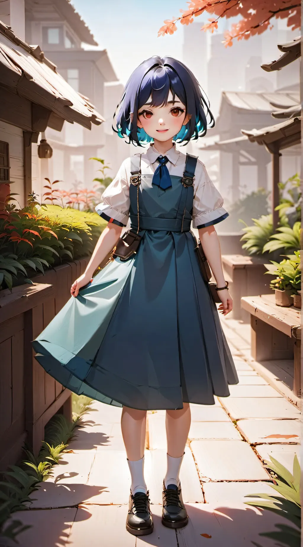 ai character: akane  background