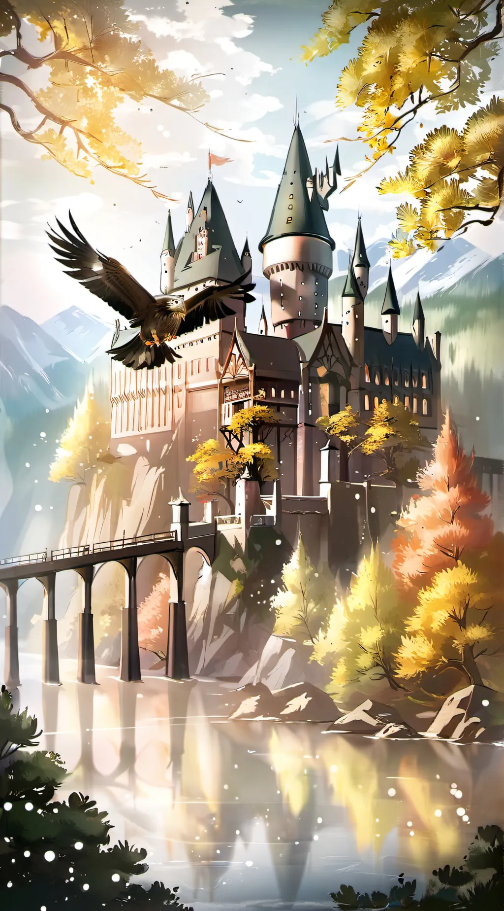 ai character: Hogwarts background