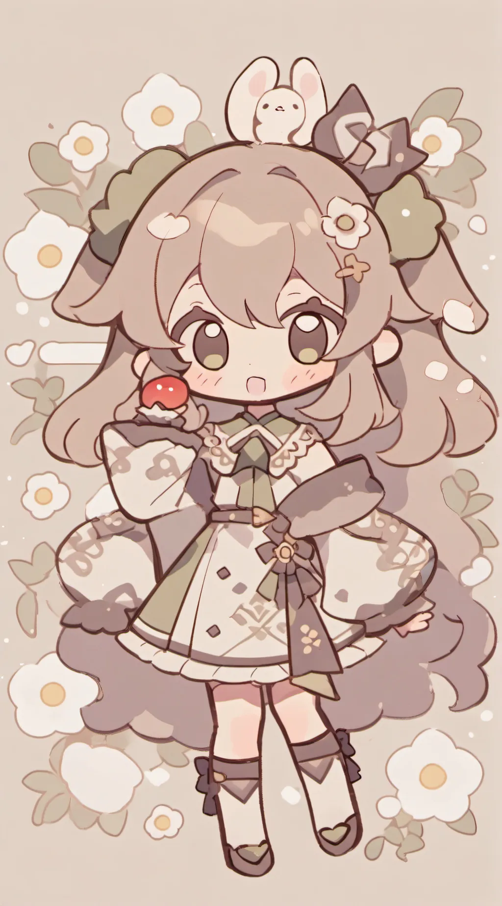 ai character: Asw loves you! background