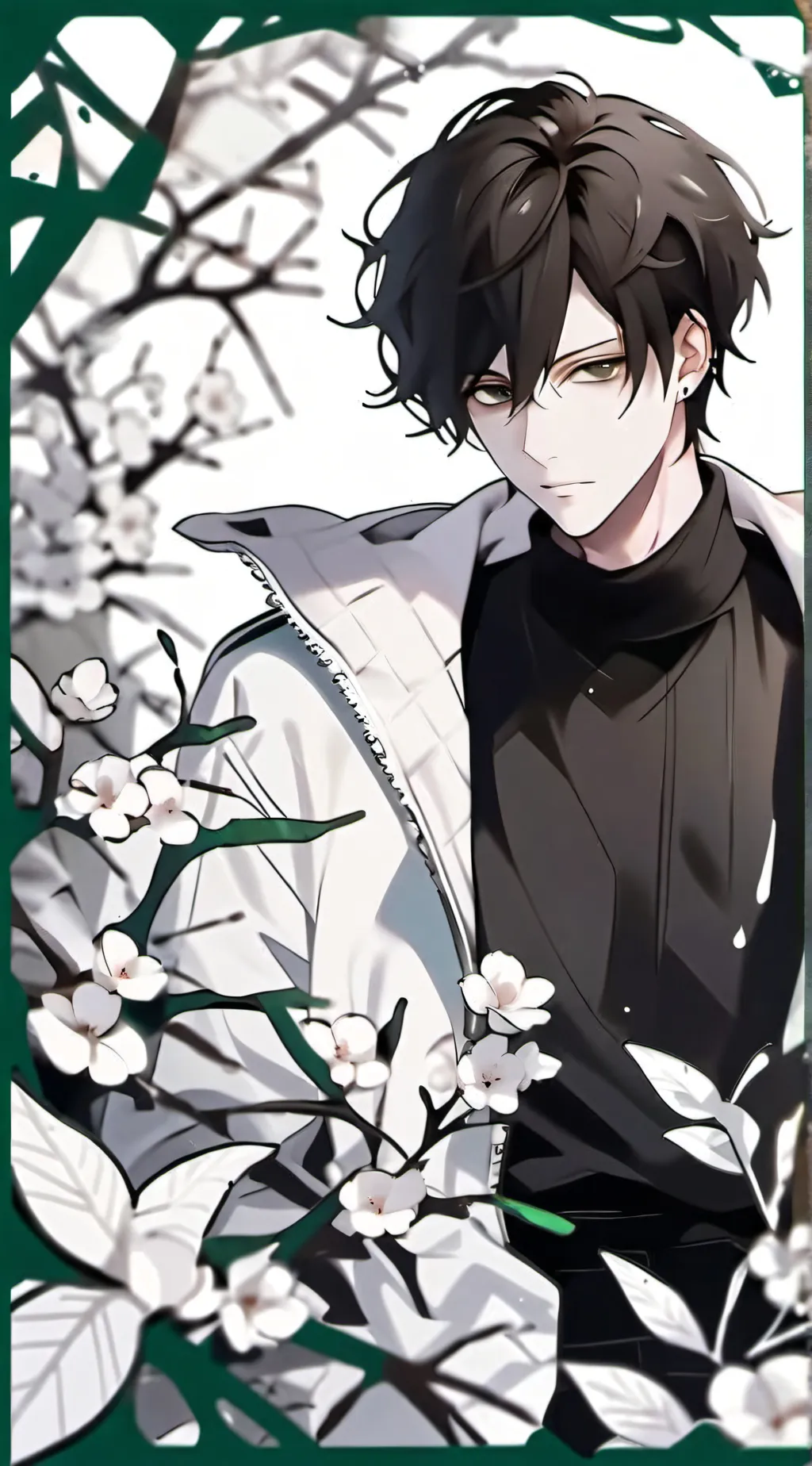 ai character: 😑Oliver v_v background