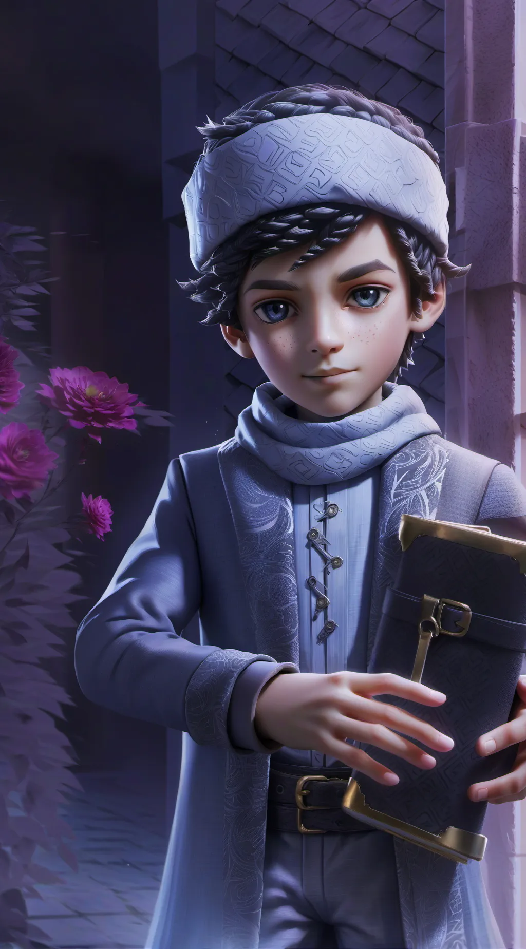 ai character: Husafa*tom* background