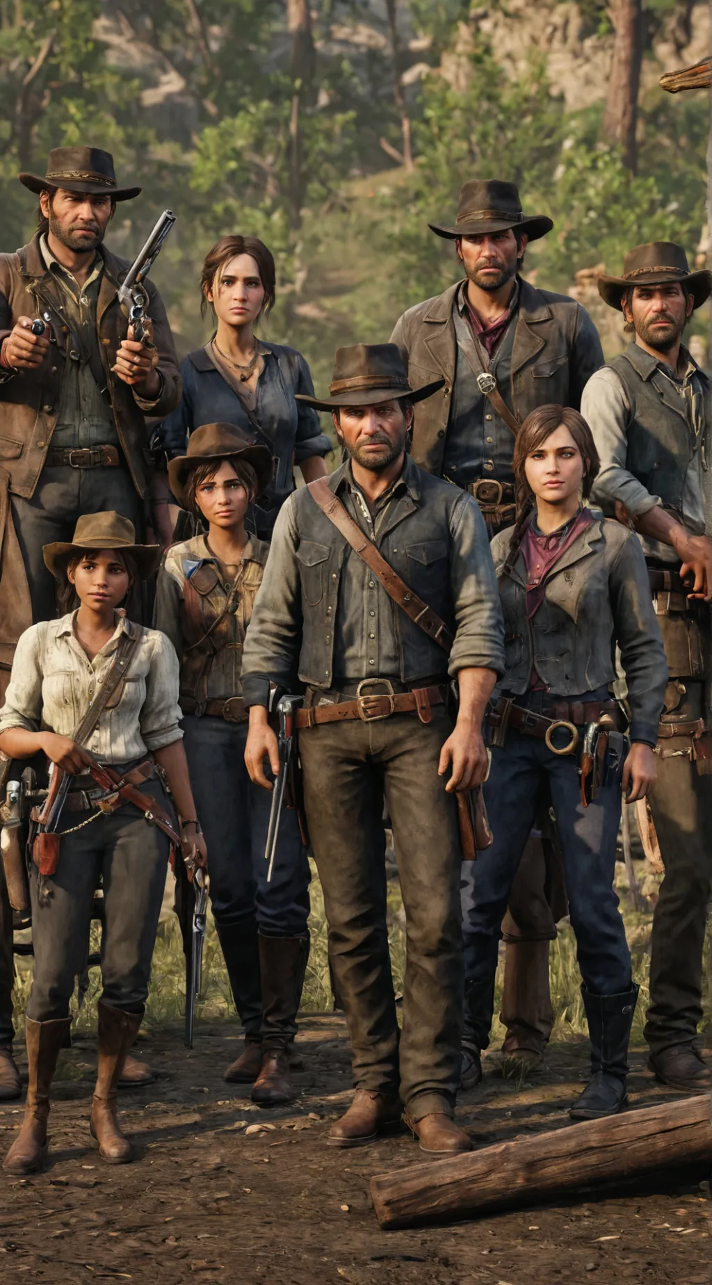ai character: RDR2 Story Time background