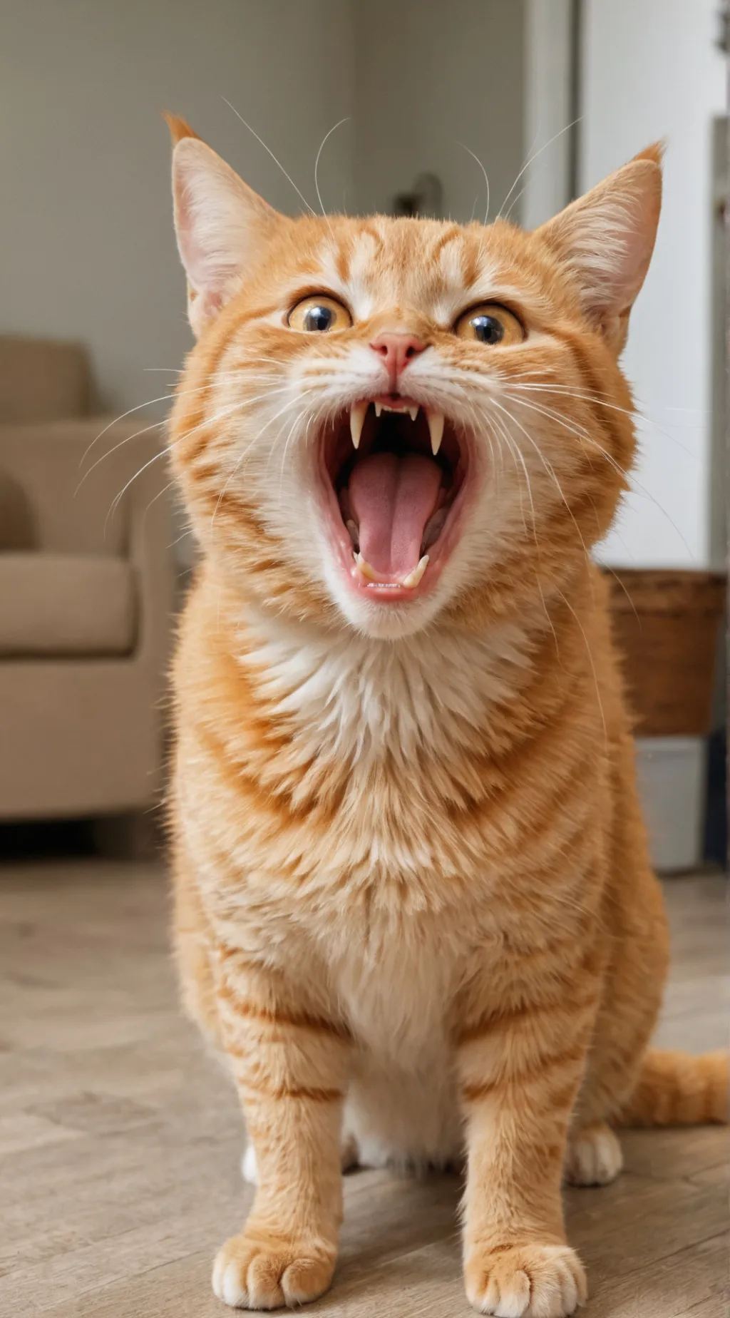 ai character: Mad cat background