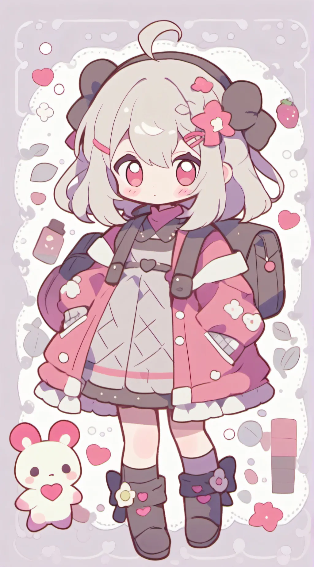 ai character: Lea background