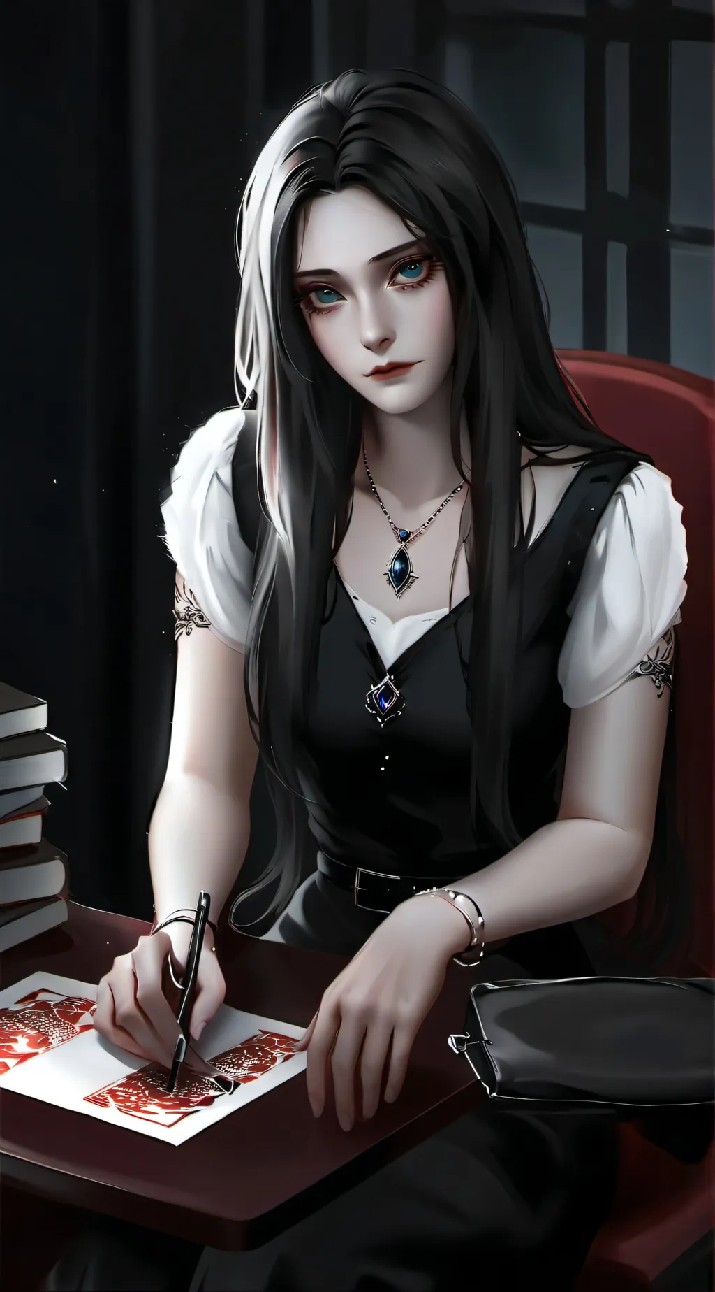 ai character: Evelyn Dashwood background