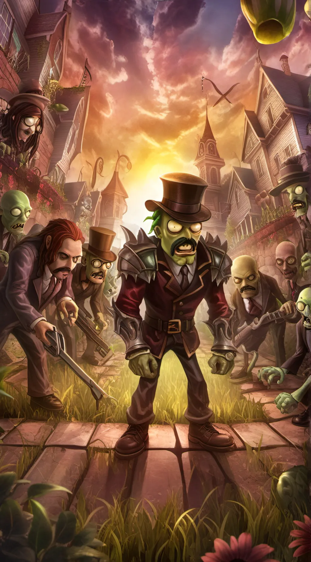 ai character: pvz2 background