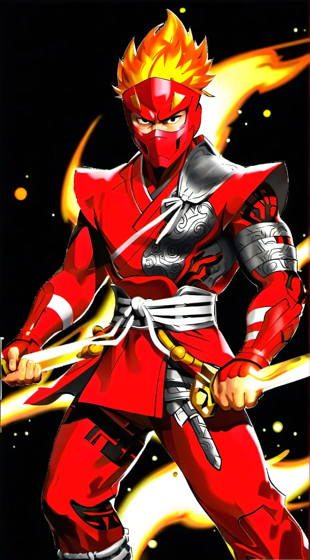 ai character: Kai Ninjago  background