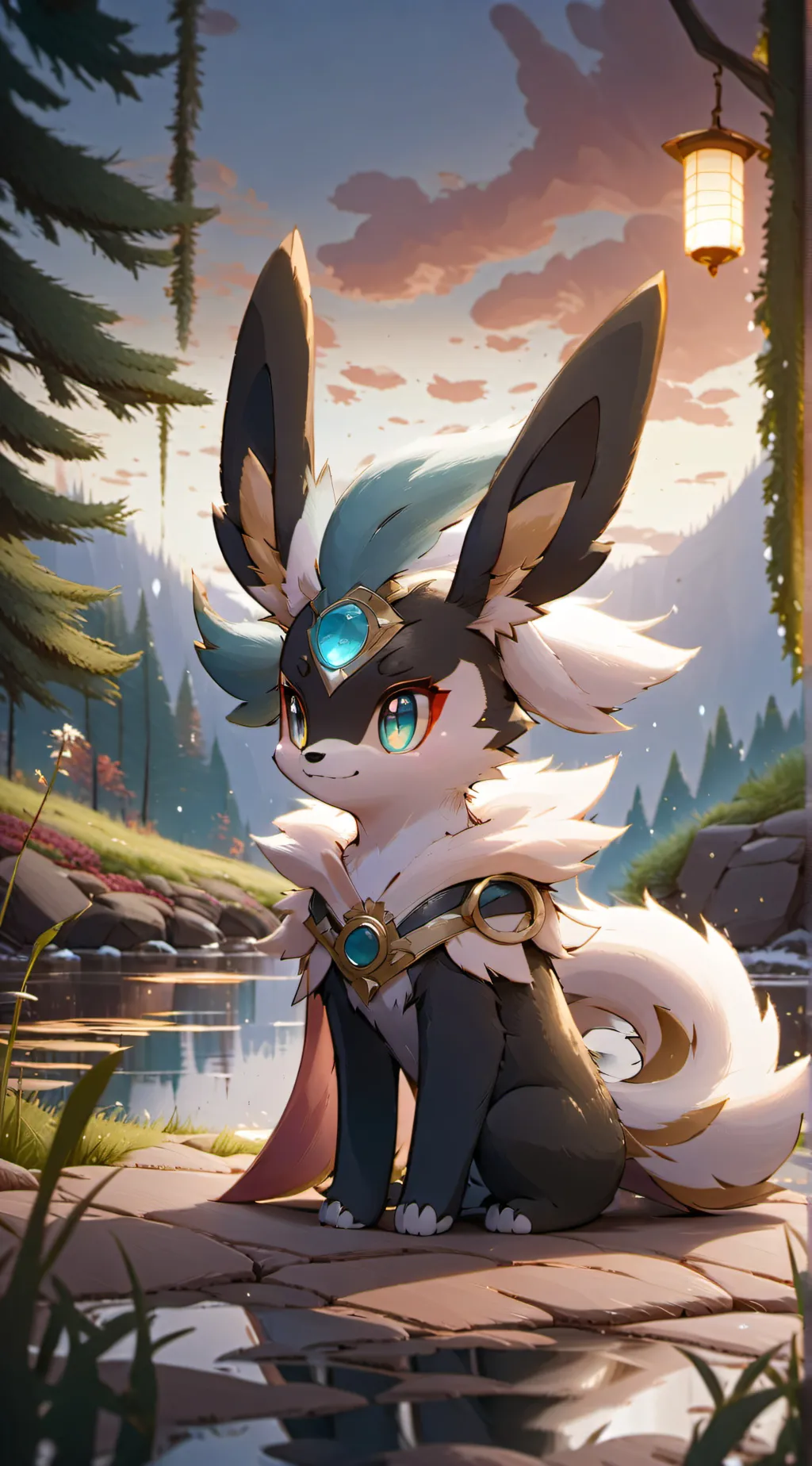 ai character: luminalia background
