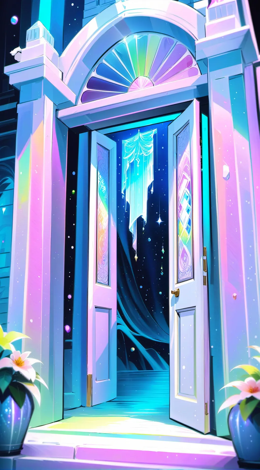 ai character: Doors background