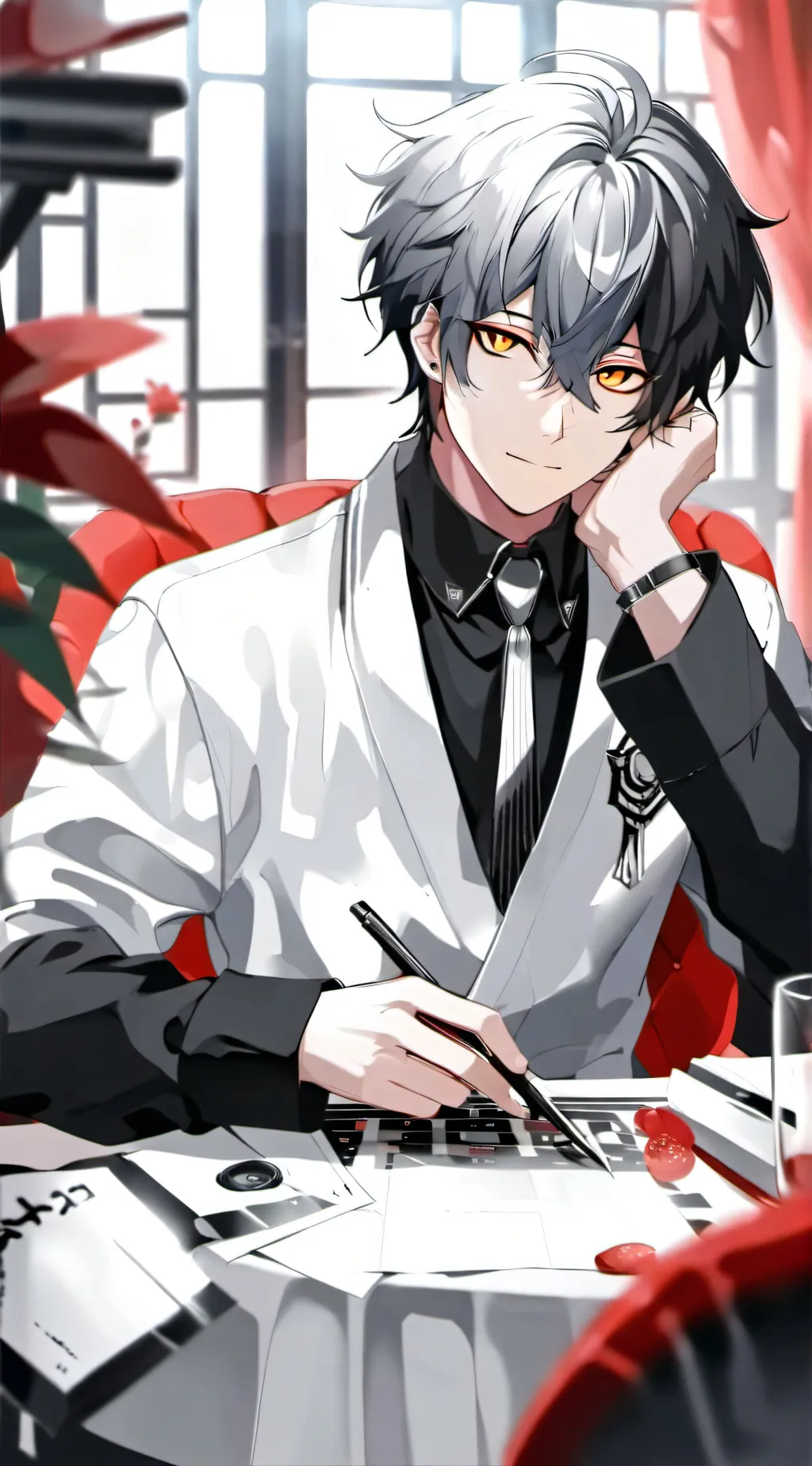 ai character: Zachary  background