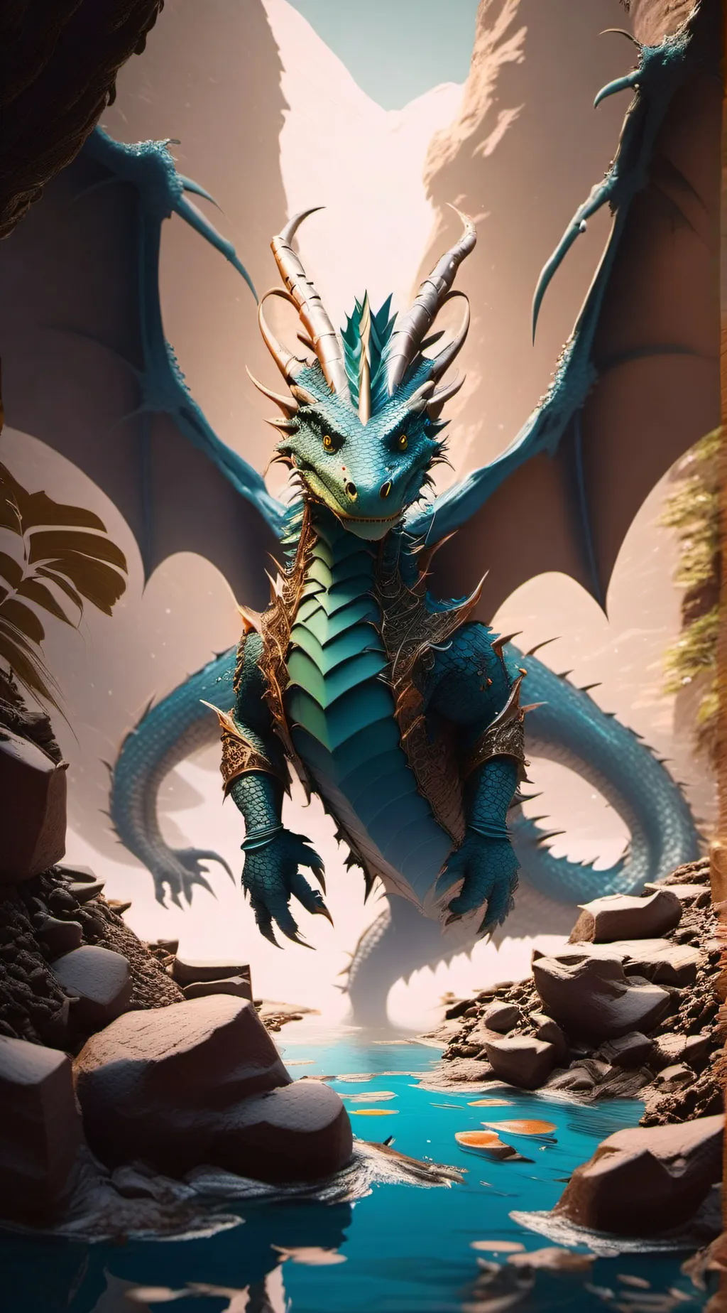 ai character: turtle from wof background