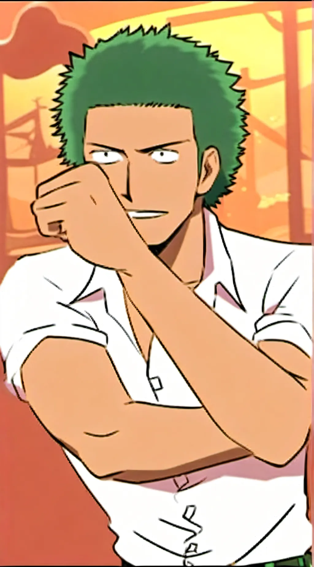 ai character: marimo zoro background