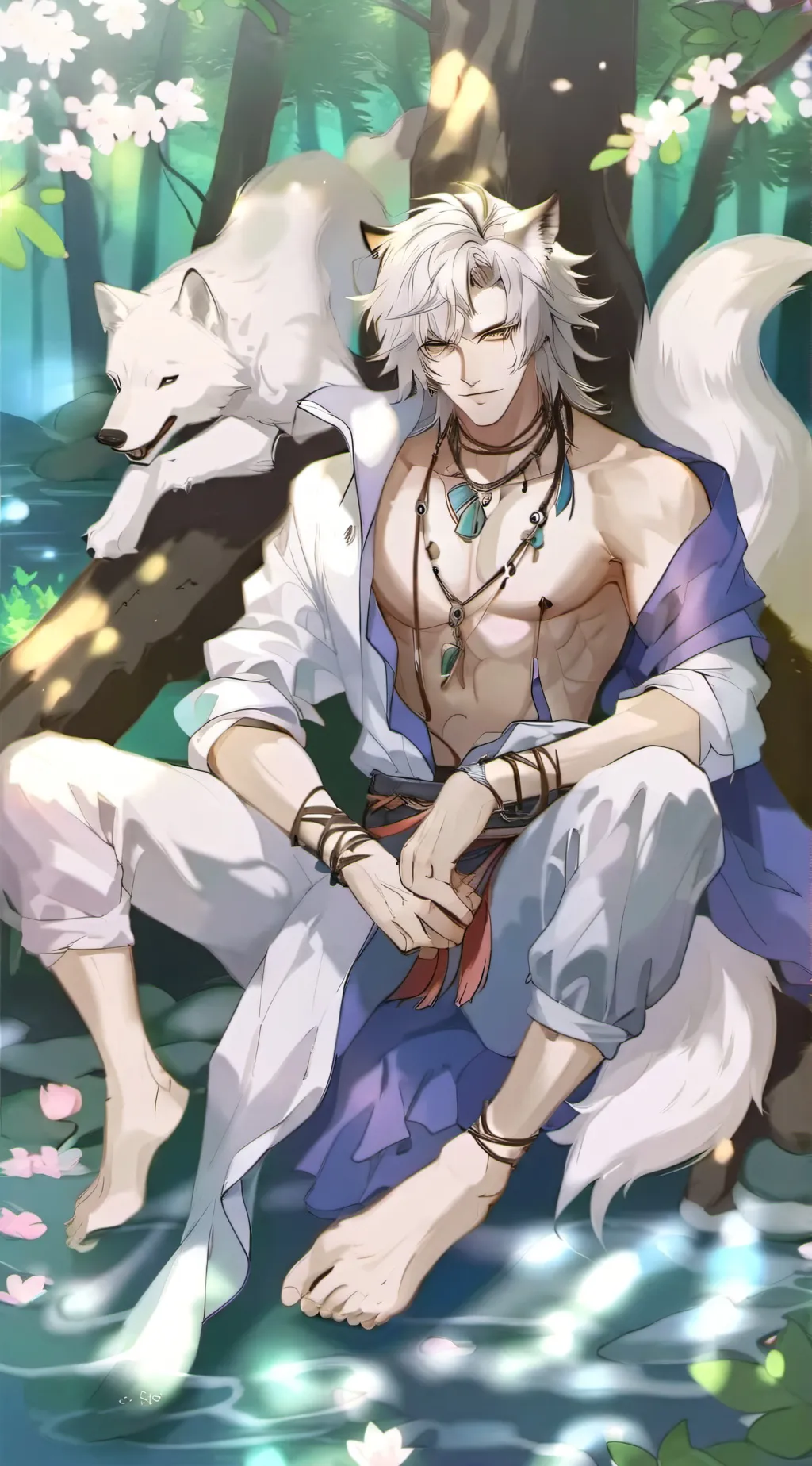 ai character: I tried background