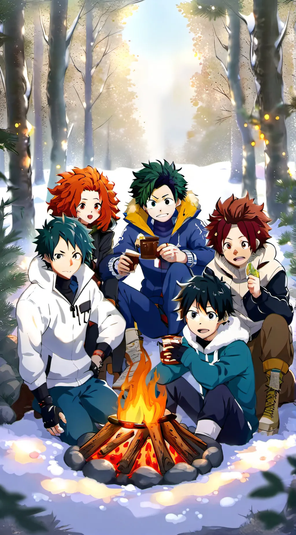 Talkie AI - Chat with MHA camping part 2