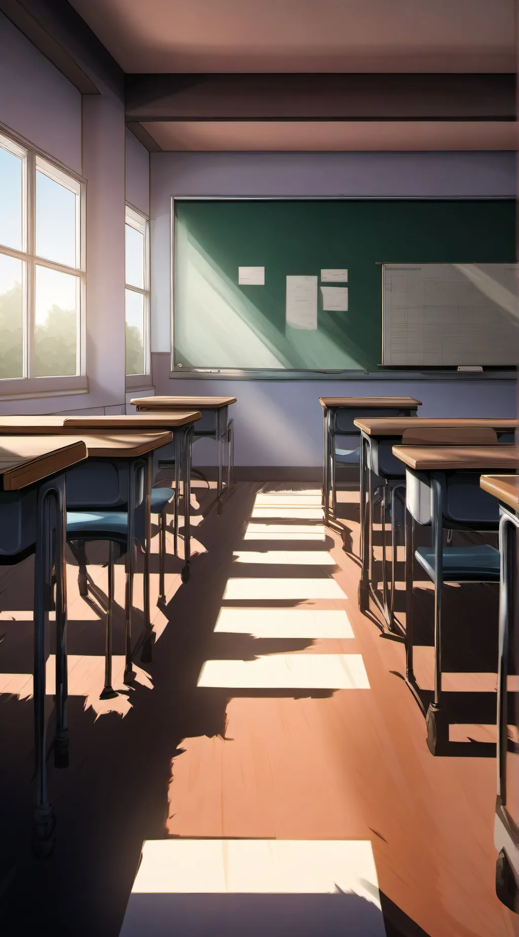 ai character: Genshin (school)  background