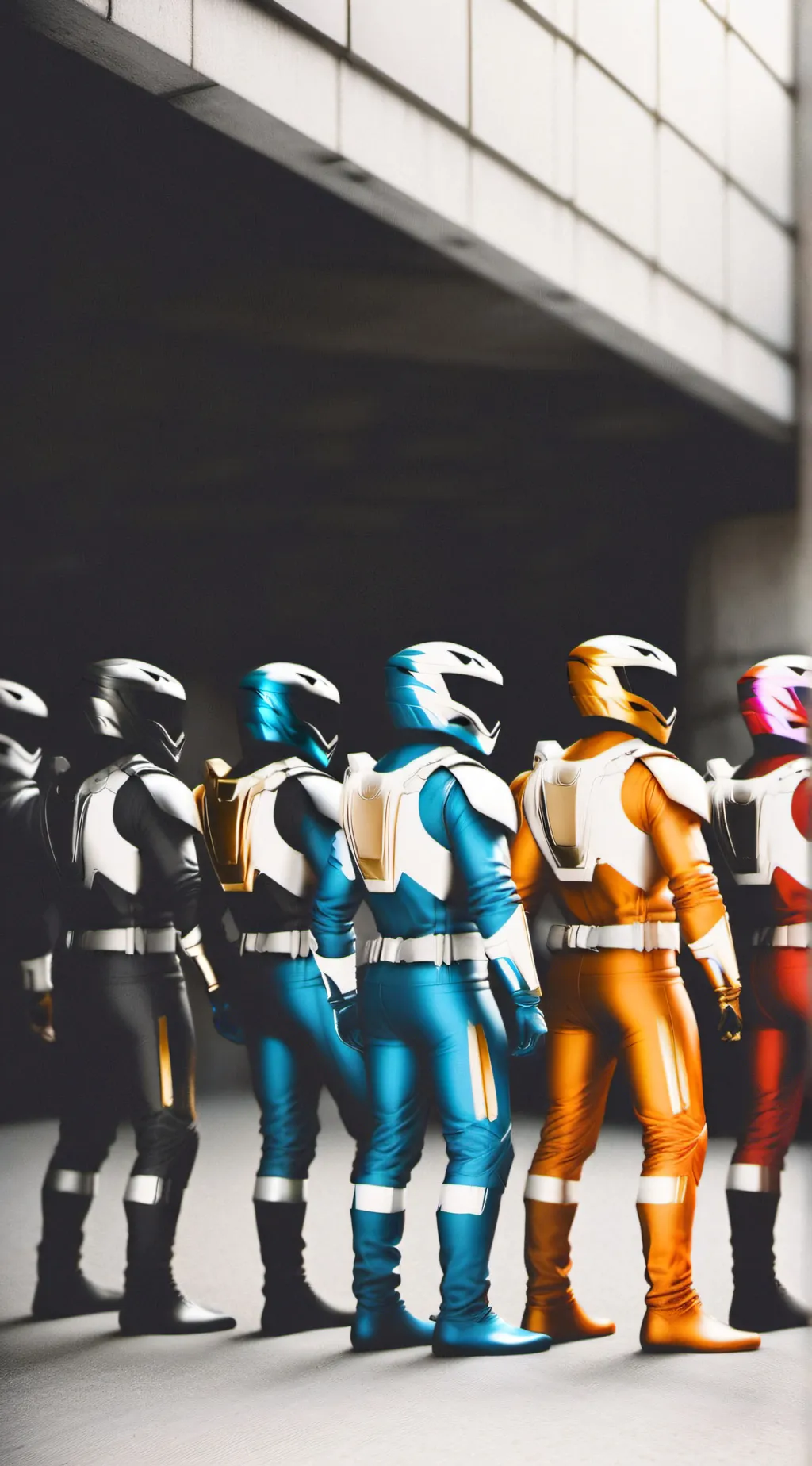 ai character: power rangers Dino background